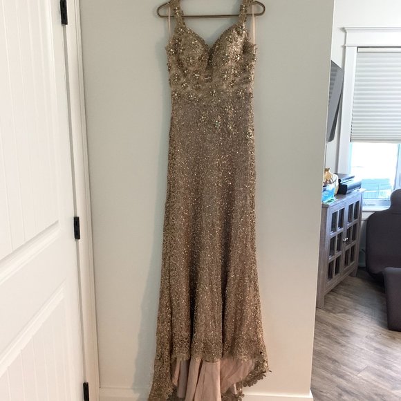 Gold Prom Dress - Picture 2 of 6